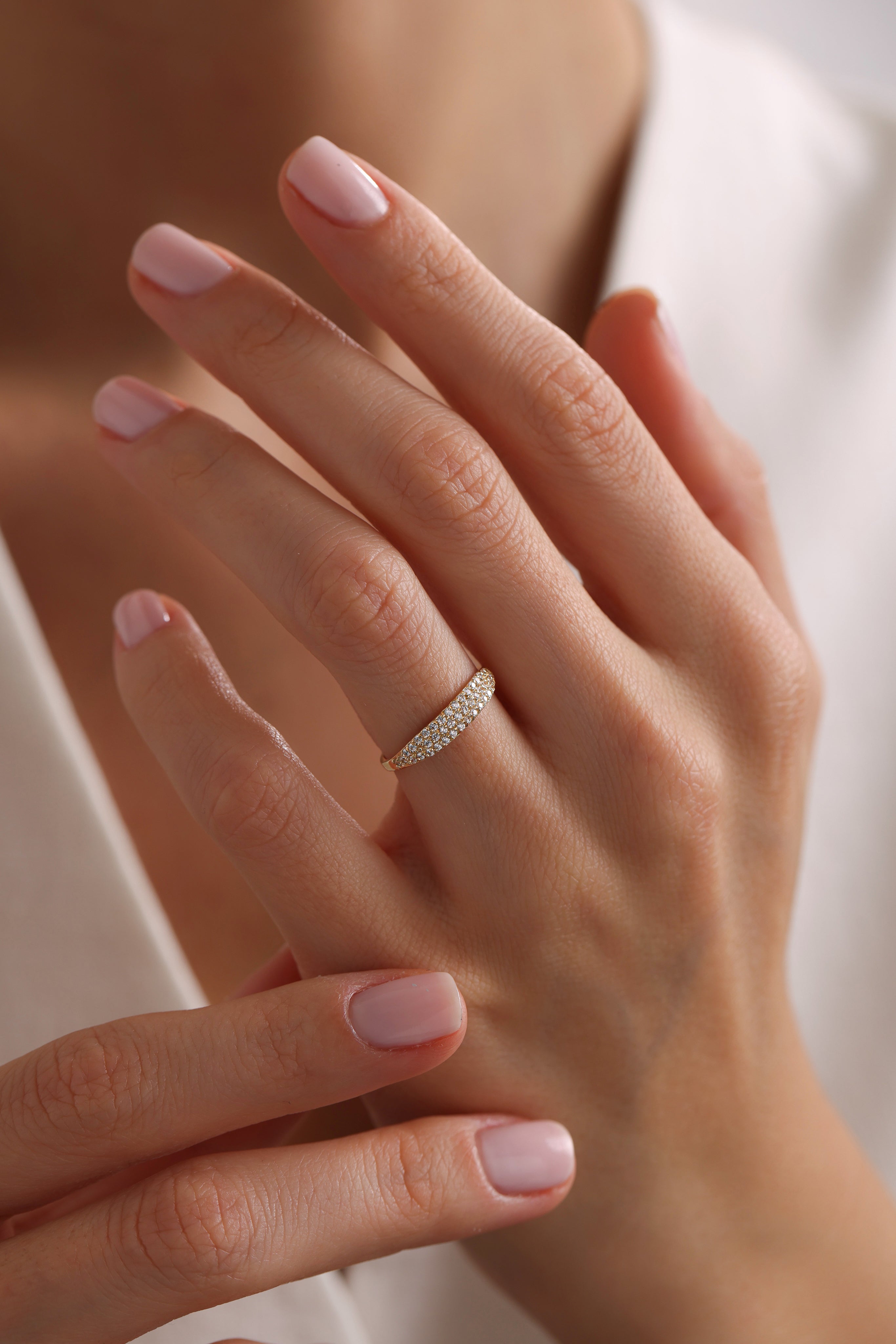 14k Gold Star Serenade Ring