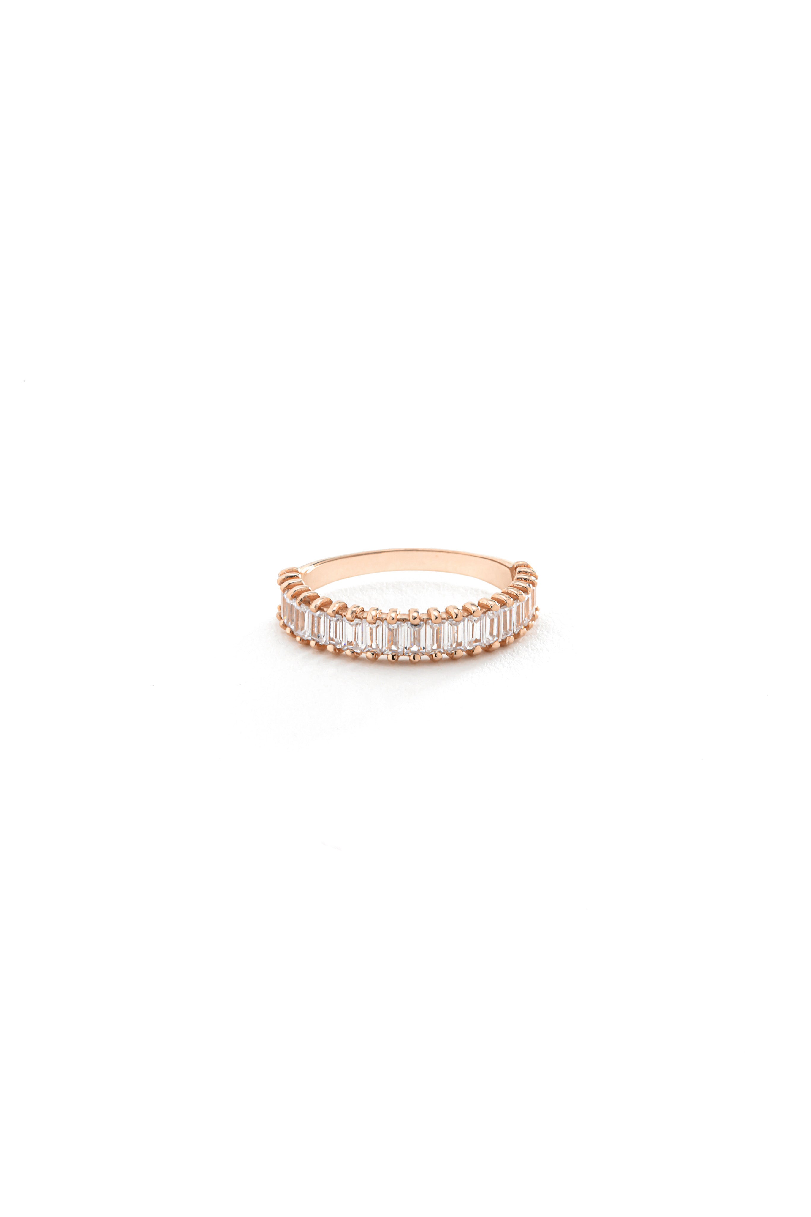 14k Gold Eternal Glow Baguette Ring