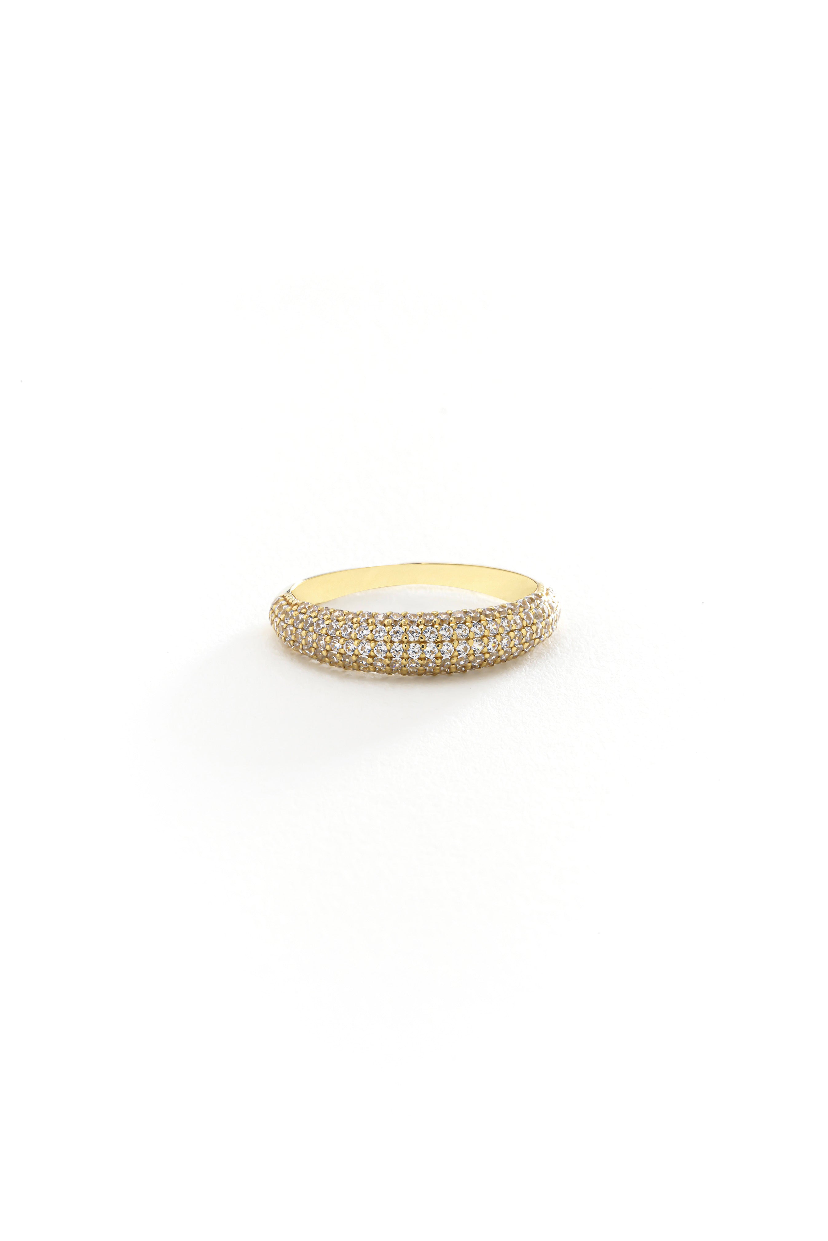 14k Gold Star Serenade Ring