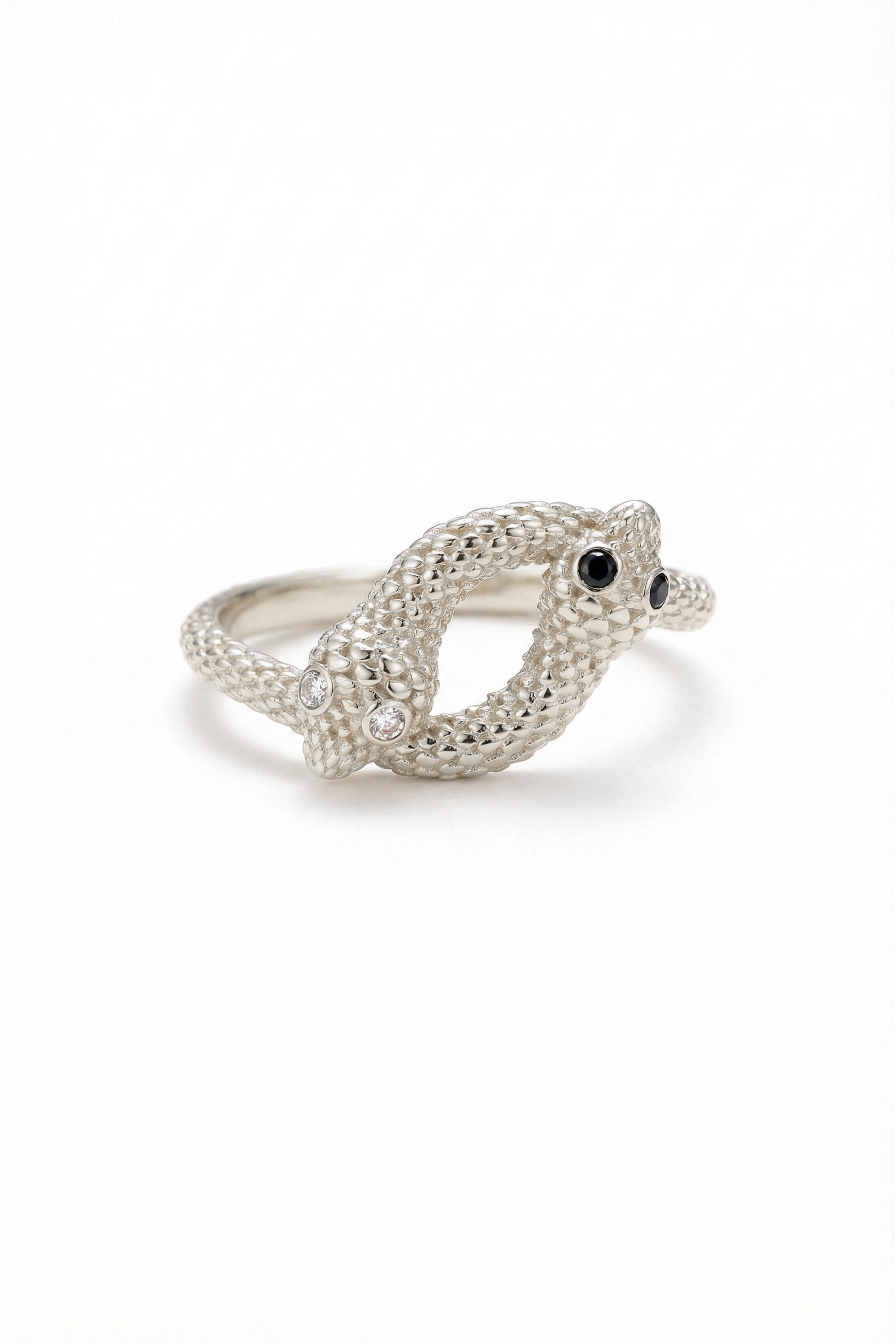 14k Gold Twin Snake Ring