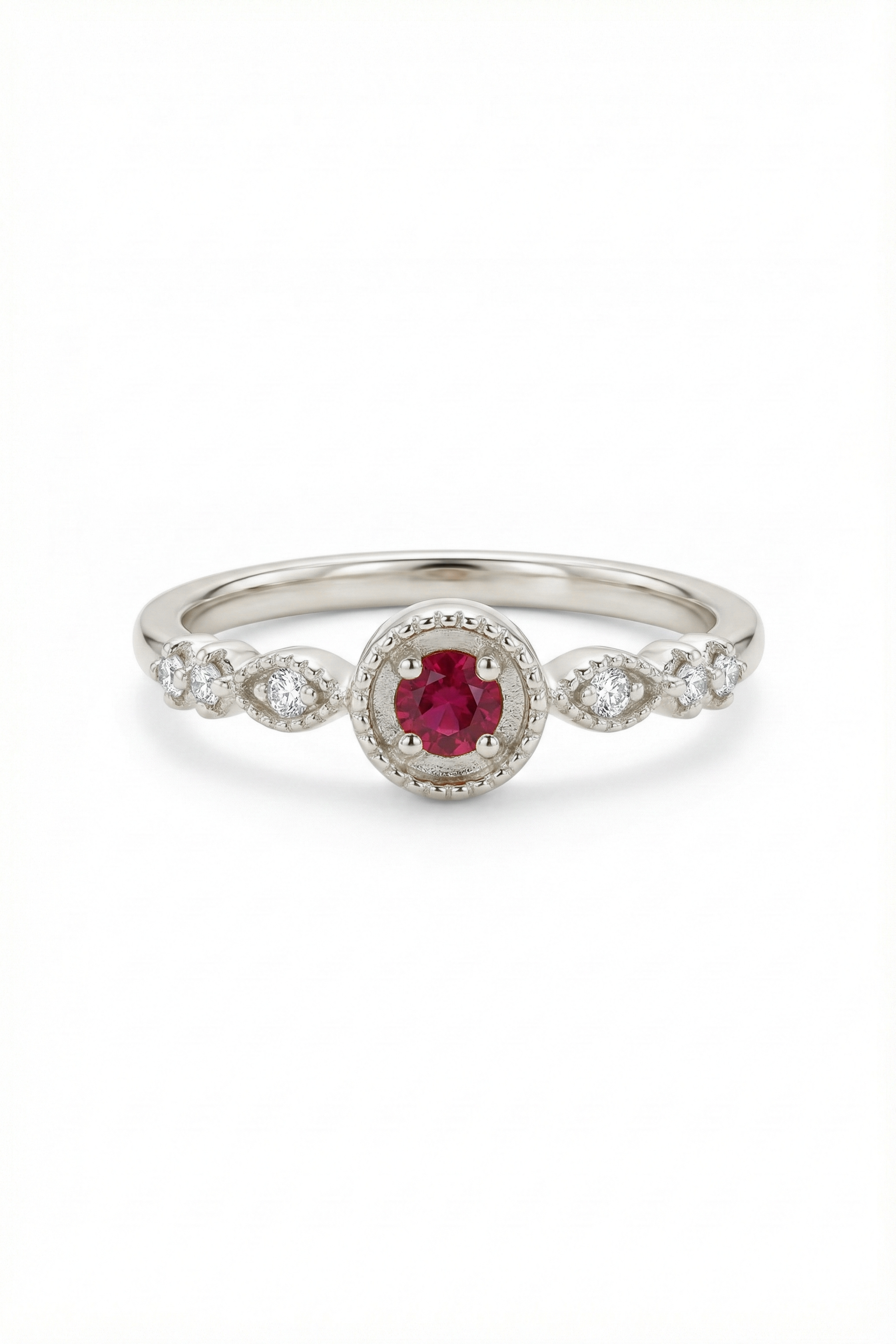 14k Gold Scarlet Ruby Ring